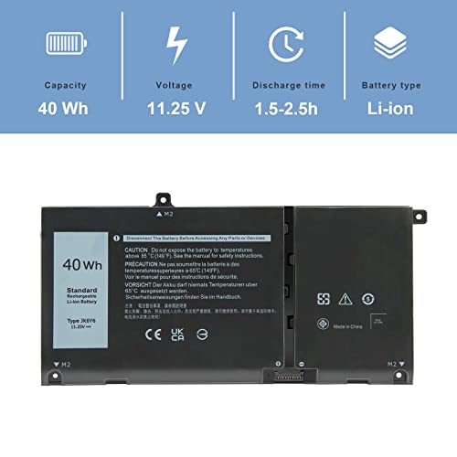Image of ASUNCELL 40Wh JK6Y6 H5CKD Battery for Dell Latitude 3410 3510 3120 3140 Vostro 5300 5301 5401 5501 Inspiron 5300 5301 5401 5402 5408 5409 5501 5508 5509 5400 5406 7405 7300 7306 7500 7506 2-in-1