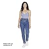 American-Apparel-Womens-High-Waist-Jean American Apparel Women's High-Waist Jean, Medium Marble Wash, 27W/32