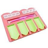 Outils de peinture à la perceuse : plateau de rangement pour peinture à la perceuse au design élégant, idéal pour mettre en valeur les créations artistiques. un cadeau parfait pour les enfants et les adultes. plateau d'accessoires
