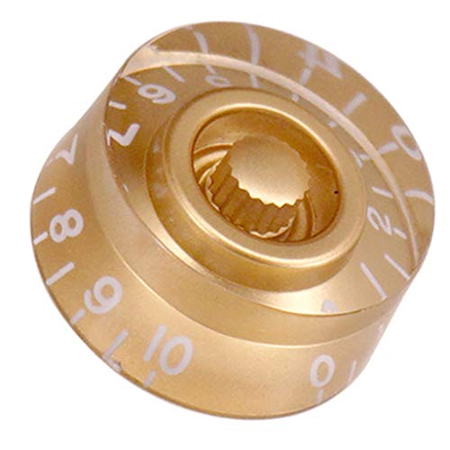 draaiknop voor snelheidscontrole van acryl, 4 stuks, voor elektrische gitaar, wit, zoals beschreven. - Afbeelding 3