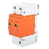 SiRyder Scaricatore di Sovratensione 220V,Dispositivo di Protezione Contro le Sovratensioni 2P Scaricatore di Sovratensione Montaggio su Guida DIN 35 mm 420VAC 20kA