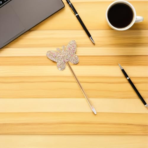 6 bolígrafos gel mariposa con brillo MAGICLULU miniatura 7
