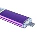 360LaptopParts OTG 32GB Flash Drive 32 GB USB Flash Drives USB Memory Stick USB Thumb Drives Jump Drive Memory Sticks For Computers Metal Shell Water&Shcok Resistant Color Purple
