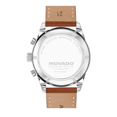Image of Movado Heritage Calendoplans Men's Swiss Quartz Chronograph Watch