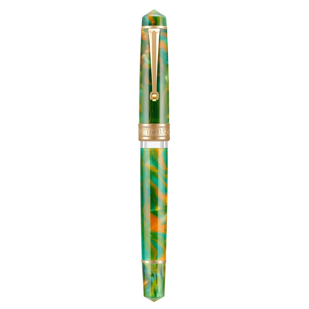 Stylo plume avec stylo plume et clip Vert