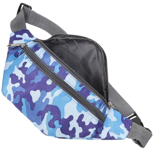 Warmhm Riñonera Deportiva para Mujer y Hombre, Bolso de Cintura de Poliéster y Oxford, Cómoda y Resistente, Adecuado para Viajes y Actividades al Aire Libre