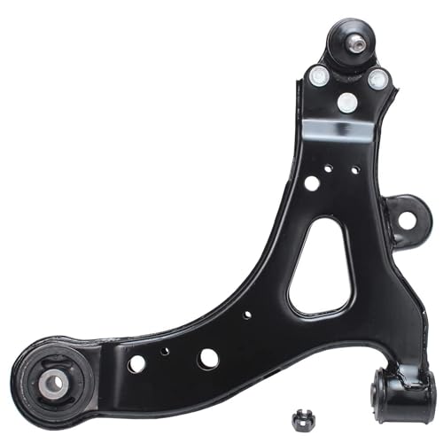 Image of Detroit Axle - 8pc Front End Suspension Kit for Chevrolet Uplander Buick Rendezvous Terraza Pontiac Montana Aztek Saturn Relay, 2 Lower Control Arms w /Ball Joint 4 Tie Rods 2 Boots Replacement