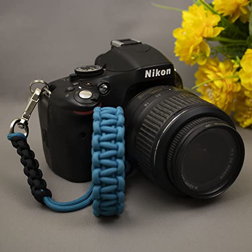 Image of Paracord Wrist | Camera Strap for Robust Hand Grip To Hold All DSLR Camera | Heavy gear | Binocular -Alloy camera strap