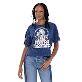 Disney Hannah Montana Womens T-Shirt Mineral Washed Navy Medium