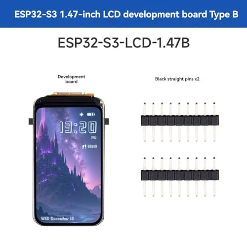 Placa de desarrollo WiFi Bluetooth con pantalla táctil de 1,47 pulgadas 5