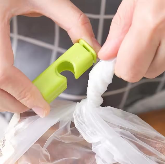 VIVITO Multi-Color Food Sealing Clips with Airtight Nozzle | Manual Vacuum Bag Sealers for Snacks, Chips, Bread, Fruits | Reusable, Durable Kitchen Bag Clamp | Travel Freshness Keeper | (4 Pieces)-image-24