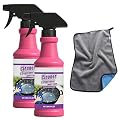 Fast-Acting Heavy-Duty Grill Degreaser Spray, BBQ Grill Cleaner for Burnt Food & Grease (2pcs)