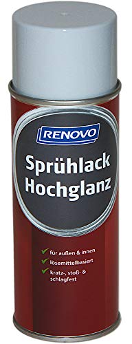 Sprühlack RAL 7035 Lichtgrau 400 ml Hochglanz Renovo