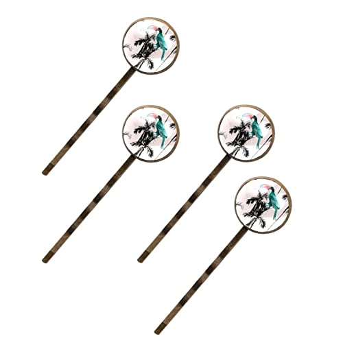 Barrettes à cheveux oiseau tropical pour coiffure femme bohème chic