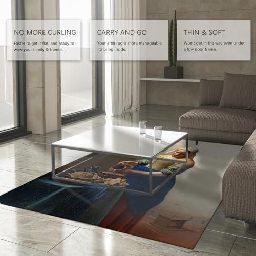 Tapis de cuisine hollandaise lavable et carpette antidérapante 140x200 - 4