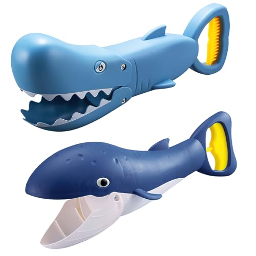 BRISKORE 2 Stück Sandgreifer Kinder Haie Wale Greifer Handbagger...
