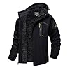 TACVASEN Men’s Winter Skiing Jackets Water Resistant Fleece Coats Insulated Thermal Snowboard Jacket Parka Raincoat with Hood