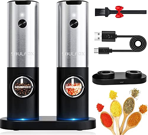 Top 10 Best Electric Pepper Mill Rechargeable : Reviews & Buying Guide ...