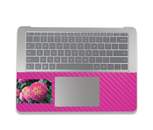 Image of MightySkins Carbon Fiber Skin Compatible with Microsoft Surface Laptop Studio 2 (2023) Full Wrap Kit - Chrysanthemum | Protective, Durable Textured Carbon Fiber Finish | Made in The USA