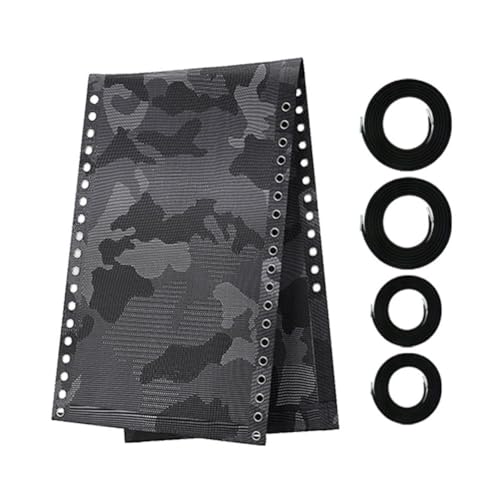 NINMORTH Liegestuhl für Ersatzset 160 x 43 cm Nylongewebe Schnur