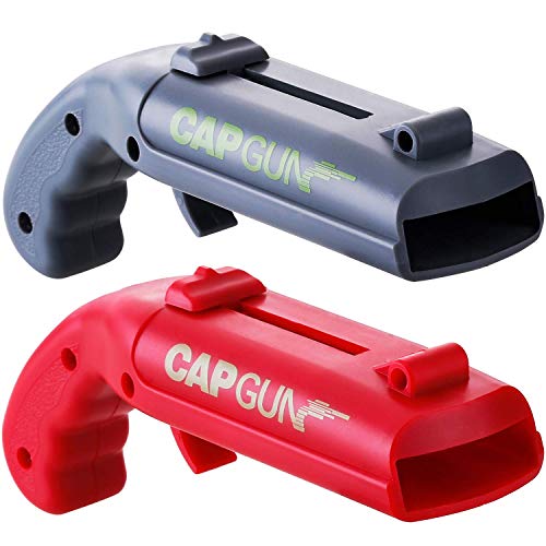 SZRWD Lot de 2 décapsuleurs pour bouteille de bière, tire-bouchon, tire-bouchon, ouvre-bouchon, ouvre-bouteille pour maison, bar, fête (rouge + bleu) Cover