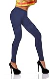 Fabricado en la UE. Dykmod Leggings Leggins Para Mujer Largo 36 38 40 42 44 46 (44, Vaqueros)