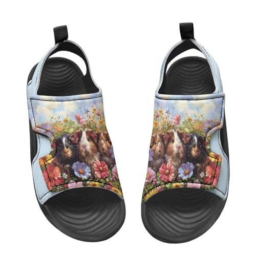 Cat Sport Sandals for Girls,Cute Rainbow Water Shoes Summer Outdoor Athletic Hiking Beach Sandals for Toddler/Little/Big Kids