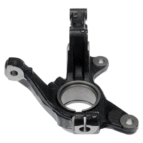 Image of Detroit Axle - 2pc Front Steering Knuckles for 1999-2003 Mazda Protege Protege5 [4-Wheel ABS] Steering Knuckles Assembly 2000 2001 2002 Replacement