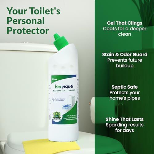 Image of Natural Toilet Cleaner | Kills 99.9% Germs | Probiotic & Enzyme Formula | No Toxic Fumes | Stain & Odor Resistant | Eco-Friendly & Septic Safe | 500 ML (Pack of 2)