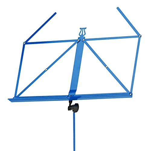Image of K&M Stands 10010.000.54 Adjustable Music Stand - Blue