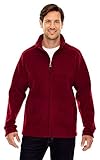 Ash City Core 365 Men's Journey Fleece Jacket, 2XL, Classic RED 850