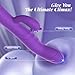 Purple Adult Tool for Women Today Silent Silicone Rabbit Ears Finger Pleasure Toy Set Games for Men and Women Adult Toys Soft Sensory Rechargeable Toys for Women Gift of Love