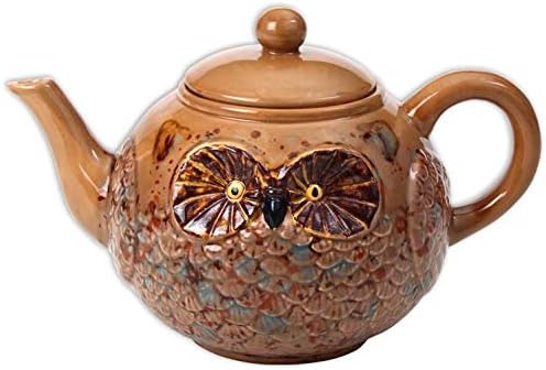 Vista 2 de Tetera Aves Owl - Pinta tu propio recuerdo de cerámica