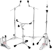 5-pc Lightweight Drum Hardware Pack with Snare St 2x Cymbal Sts Bass Pedal Hi-Hat St