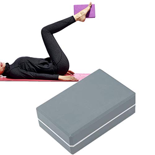 Dance Blocks Yoga Block Pilates Blocks Pilates Head Block Yoga Set Support Deepen for Yoga Foam Blocks High Density Foam Block Yoga Support Blocks gray,1pc