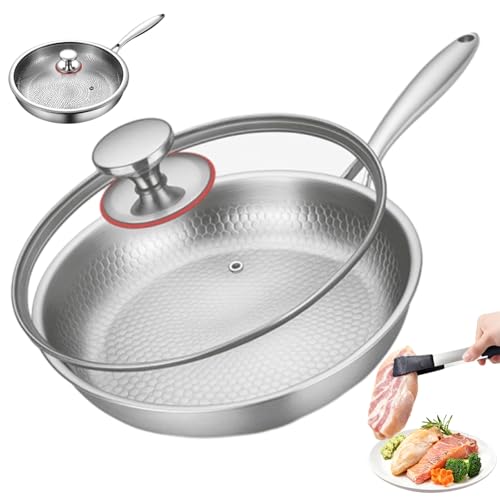 Imagen de Genérico Sartén De Titanio Martillada Pro Con Tapa