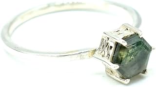 Wonderful Moss Agate Gemstone Ring, Moss Agate Ring, Beautiful Ring, Natural Agate Ring, Moss Agate Silver Ring, Moss Agate Ring, Moss Ring