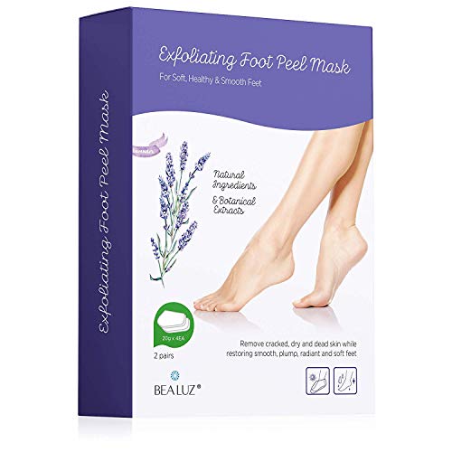 2 Pairs Foot Peel Mask Exfoliant for Soft Feet in 1-2 Weeks, Exfoliating