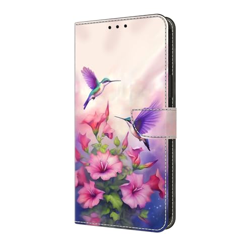 Housse pour Google Pixel 9A anti-rayures étui portefeuille motif floral chic