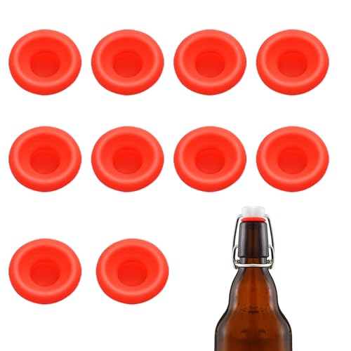 10 PCs Silicone Gaskets Washers Seals for Cap Swing Flip Top