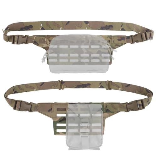 Panel modular MOLLE para fijar porta cargador y bolsas en cinturón 2