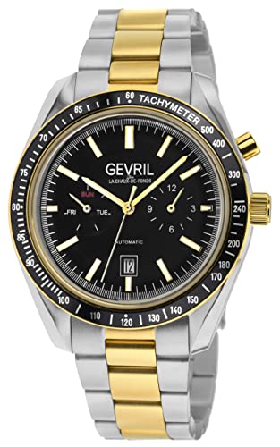 Gevril Men's Lenox Swiss Automatic Watch, 316L Stainless Steeel Bracelet