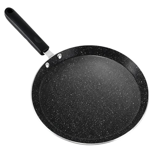 10 In Non Stick Crepe Pan, Lightweight Aluminum Griddle For Dosa Baking, Induction & Gas Compatible, Perfect For 4-5 Servings