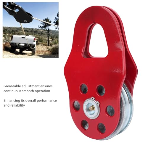8 Tonnen Seilwinde – Karbonstahl Abschlepprolle 15 mm Drahtseil Catible Grea für Offroad-Recovery – ideal für LKW, Traktor, ATV, UTV