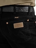 Wrangler Men's Cowboy Cut Active Flex Slim Fit Jean, Black, 38W x 30L - Image 4