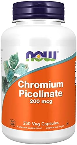 Now Foods, Chromium Picolinate (Picolinato de Cromo), 200mcg, 250...