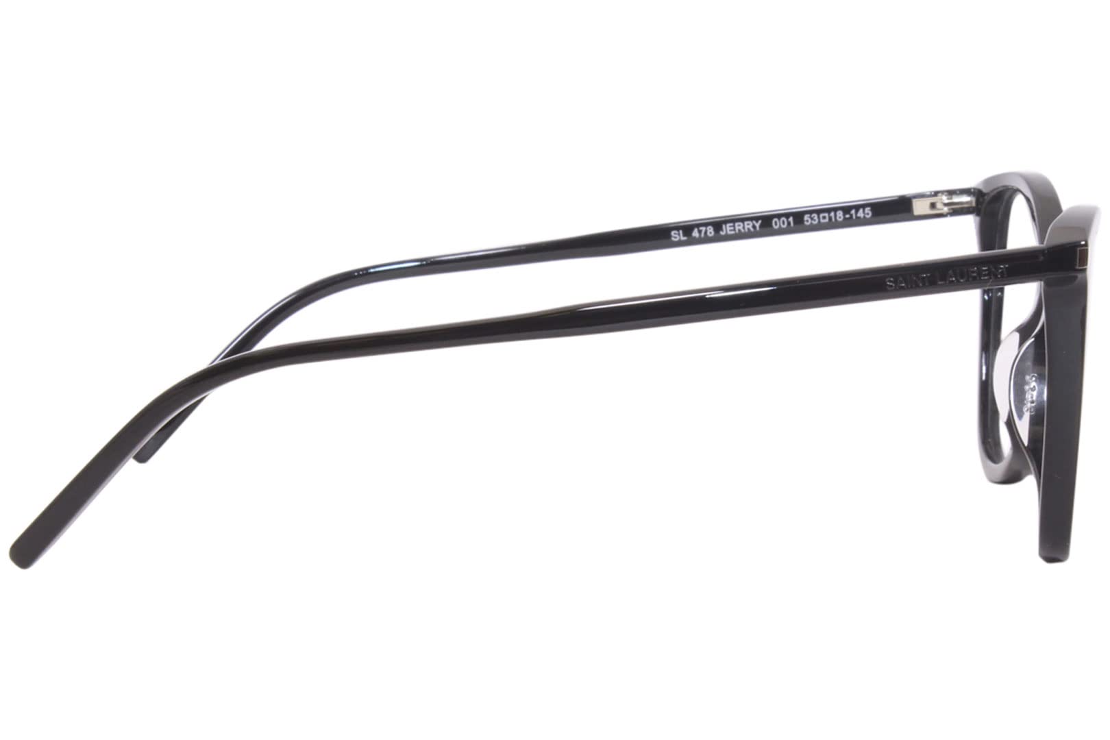 Saint Laurent Jerry SL478 001 okulary damskie, pełne oprawki, 53 mm, kolor: czarny, 53/18/145, / Czarny, 53/18/145