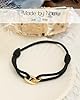 Made by Nami Bracelet de surfeur pour homme et femme, bracelet en corde de voile fait à la main et tressé, bracelet marin, bracelet minimaliste, 100 % étanche et réglable, cadeaux pour homme, Acier #4