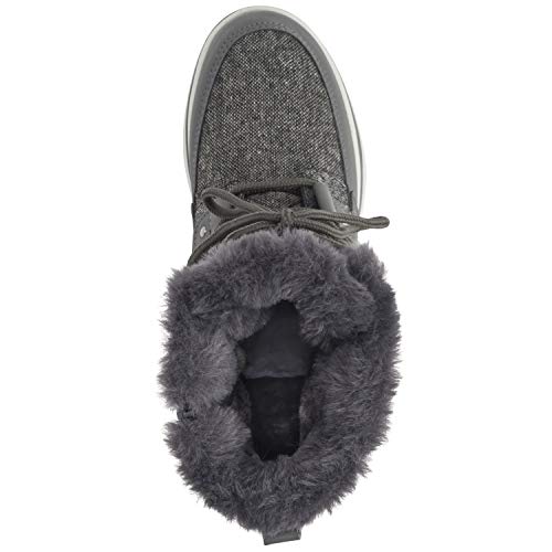 Polar Products Womens Quilted Short Faux Fur Snow Waterproof Winter Durable Warm Boots - 7 - GRE38 AYC0524 - Thumbnail 7