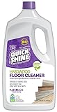 Quick Shine Hardwood Floor Cleaner 64oz | Naturally Cleans Dirt & Scuff Marks | Plant-Based, Dirt Dissolving, Streak Free, No Rinse & Ready to Use | Use in Spray Mops too | Safer Choice Cleaner